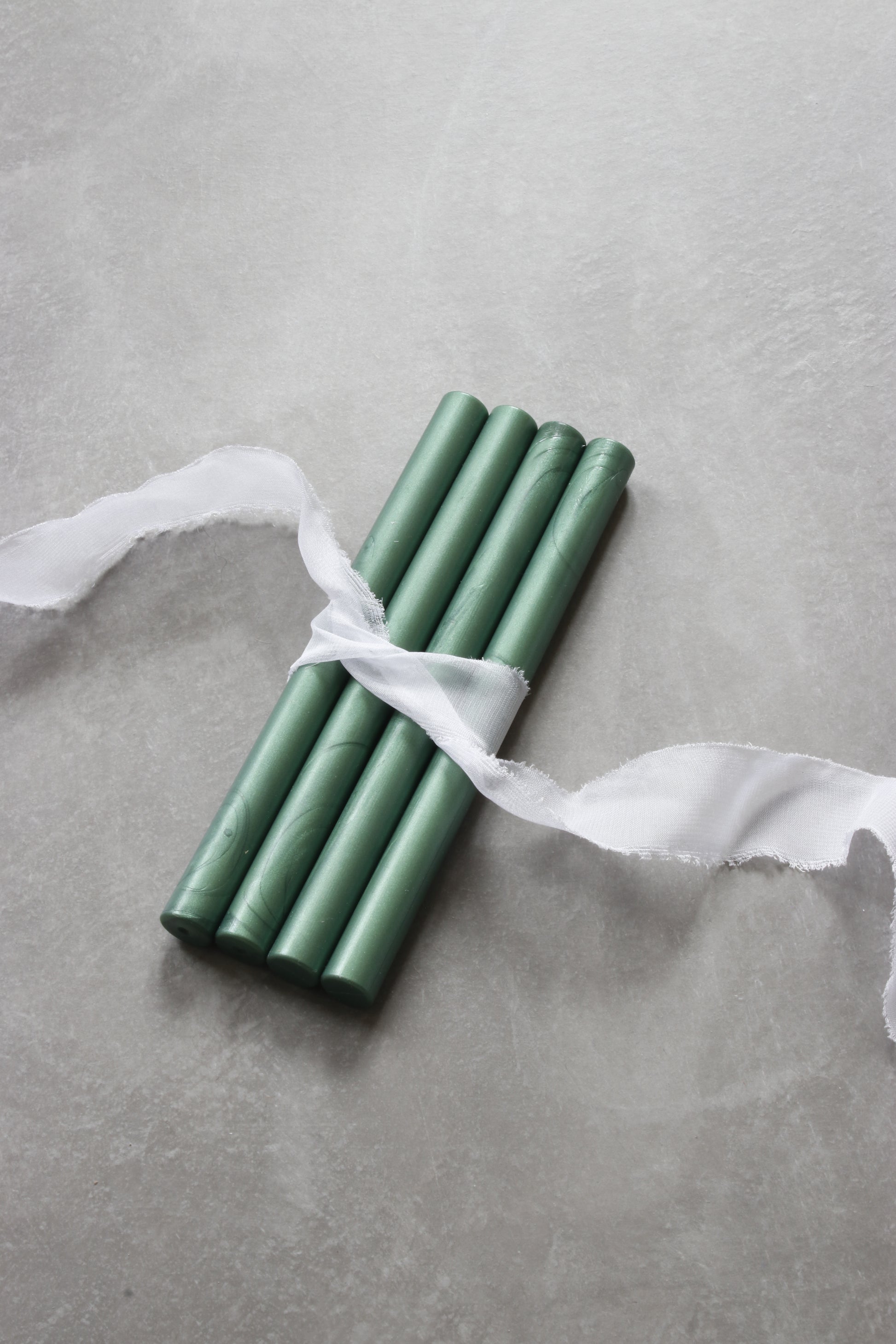 Dried green Sealing Wax Sticks (4 Unit. Pack)