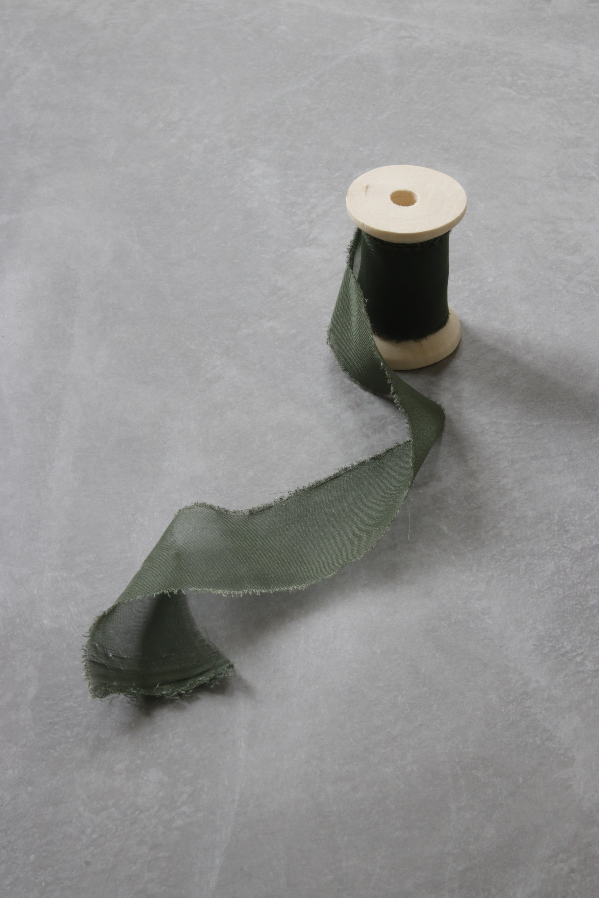 Olive Green Chiffon Ribbon