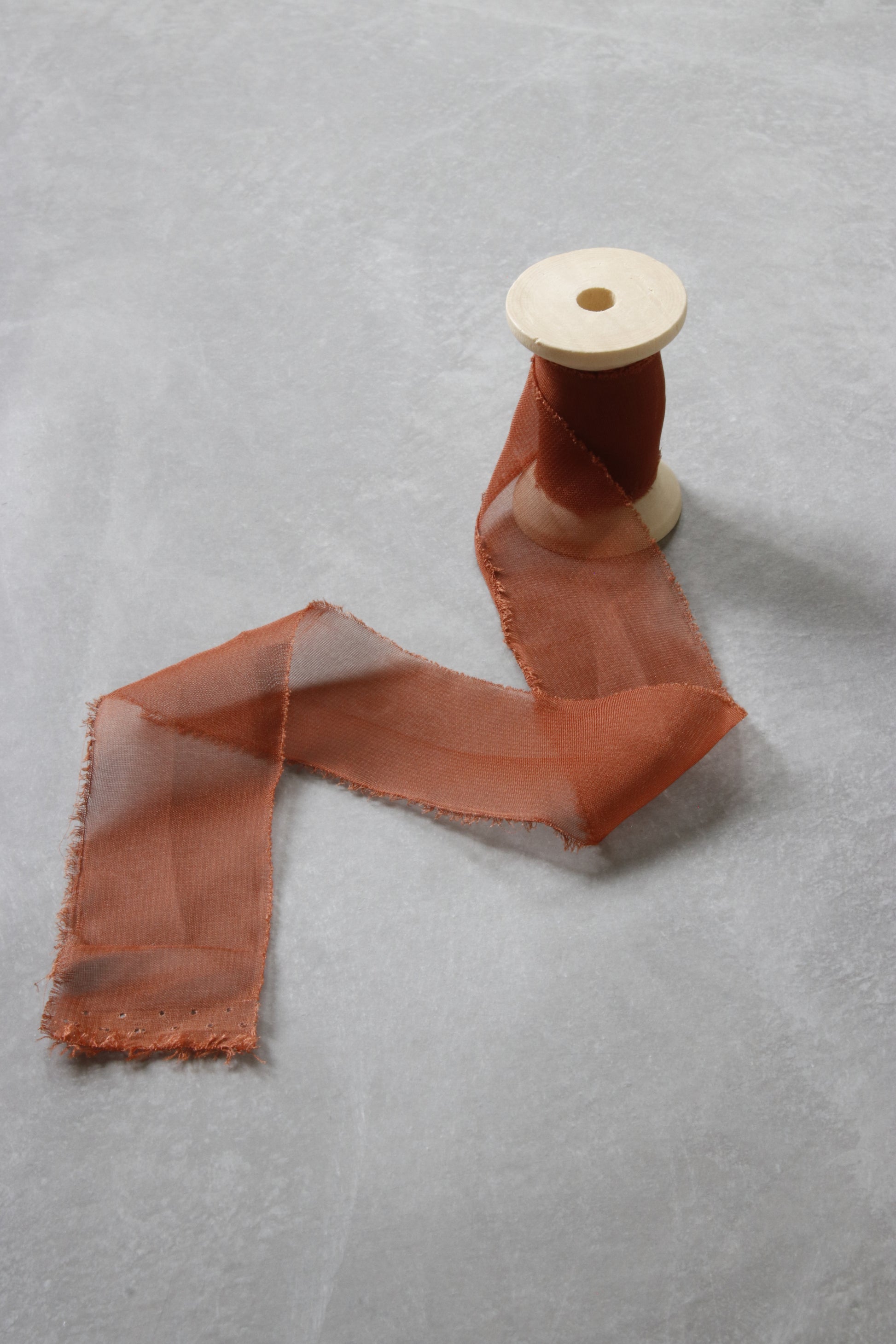 Terracotta Chiffon Ribbon