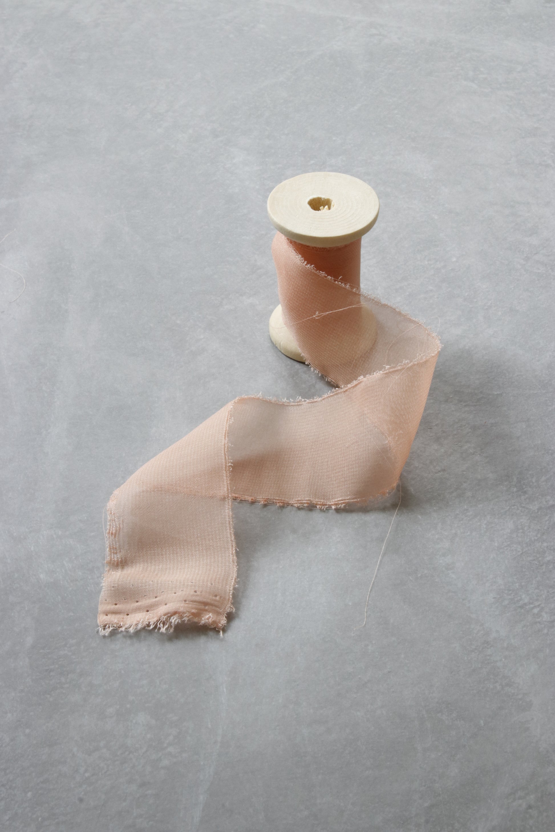Peach Chiffon Ribbon