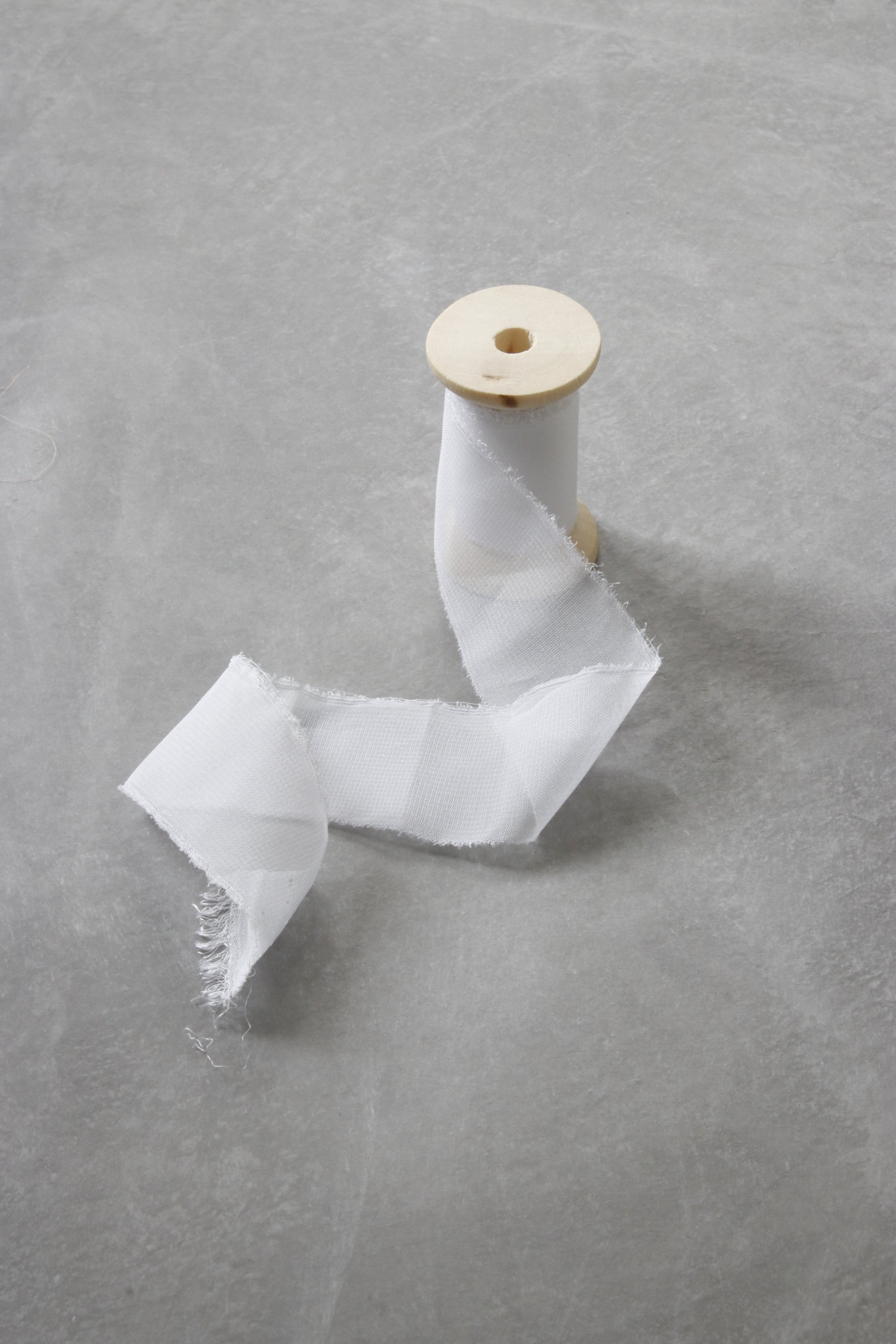 White Chiffon Ribbon