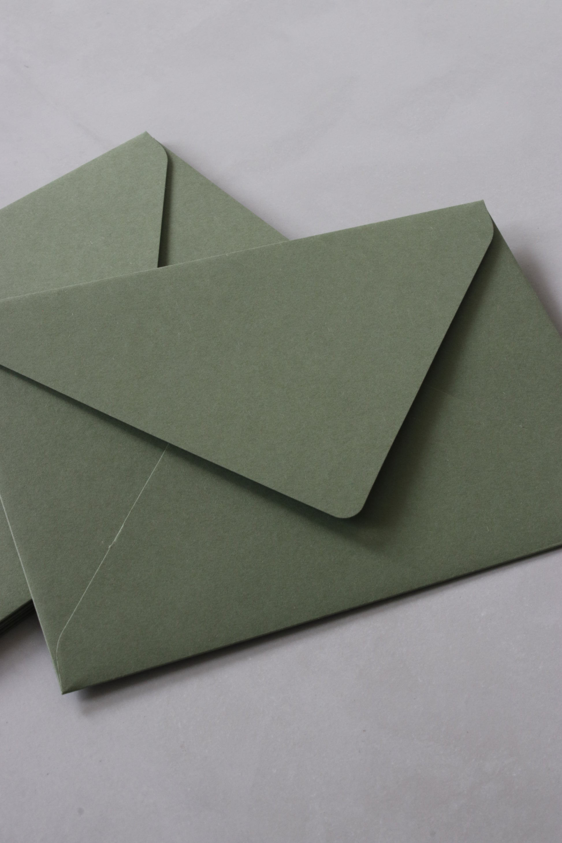 Olive Green Premium Minimalistic Envelope