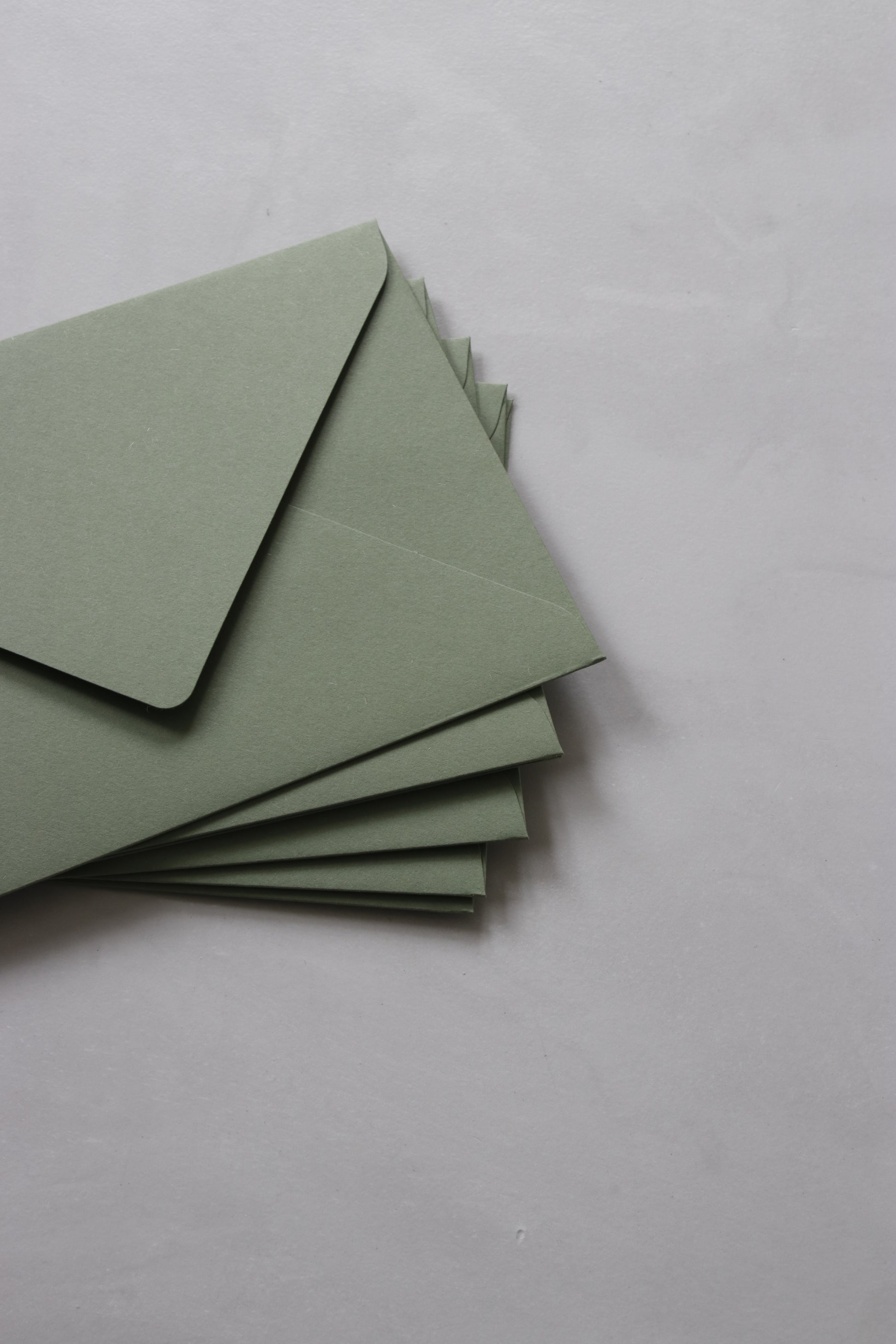 Olive Green Premium Minimalistic Envelope